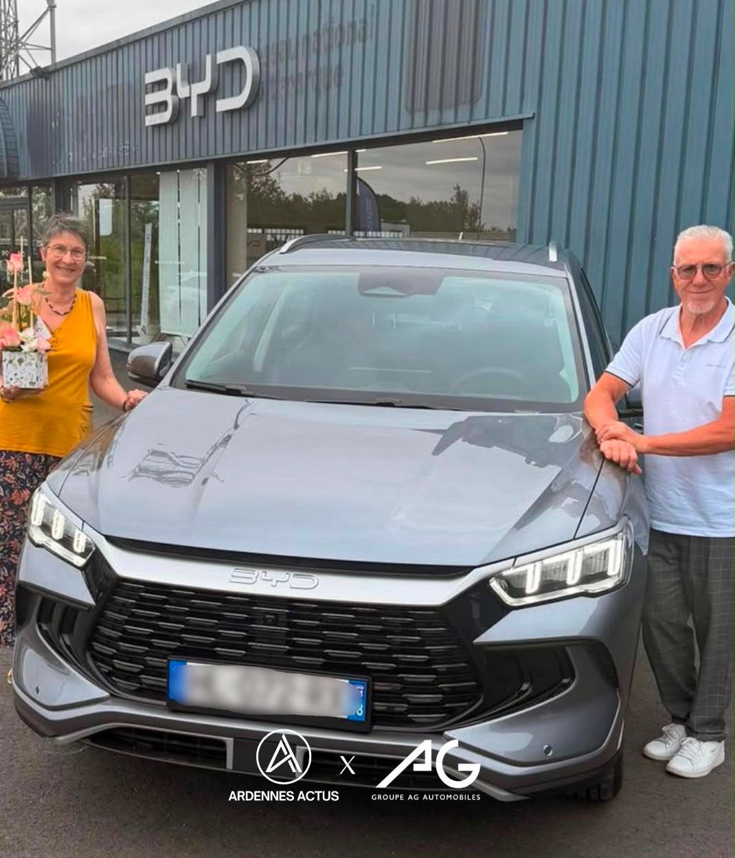 MARIE-ANGE ET RÉGIS, PREMIERS ACHETEURS CONQUIS PAR LEUR BYD DERNIER CRI