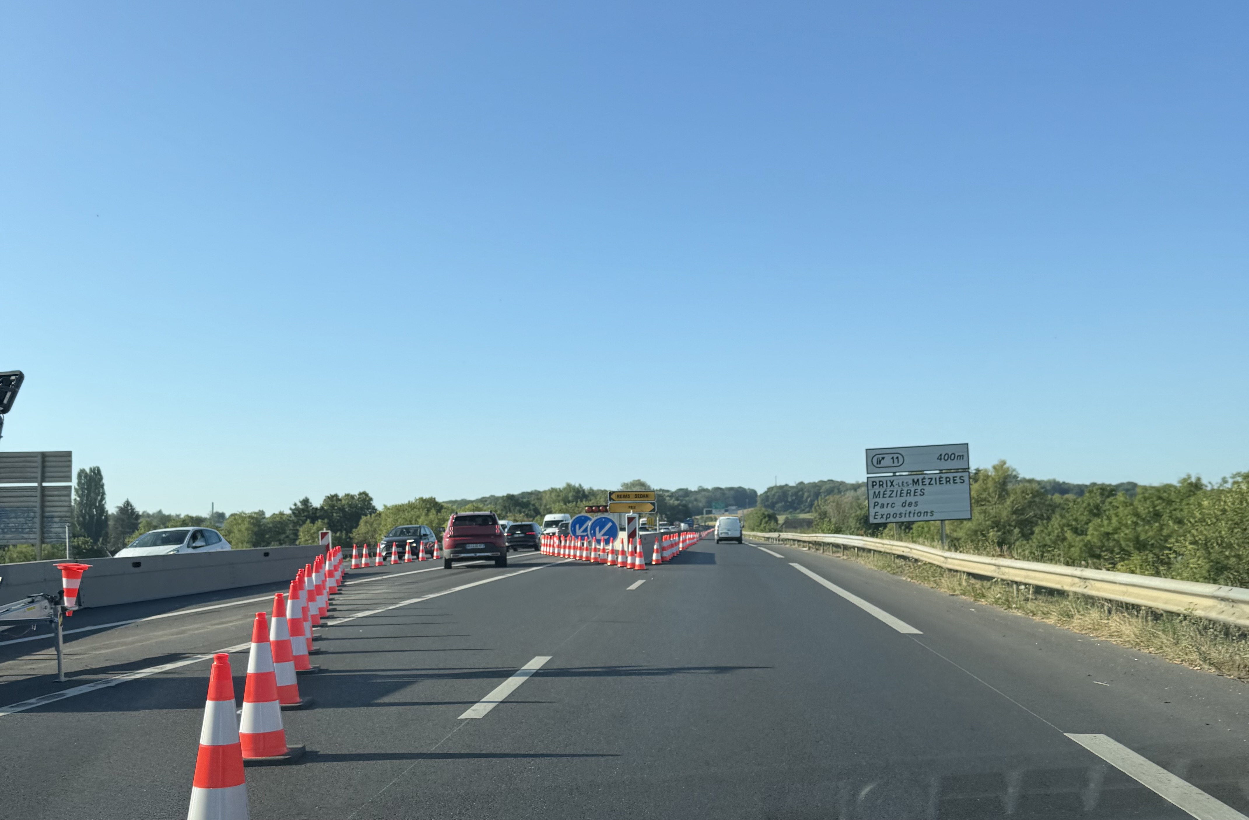 TRAVAUX SUR LA ROCADE : LA CIRCULATION À DOUBLE SENS À CHANGÉ DE VOIE BASCULE DANS UNE NOUVELLE PHASE