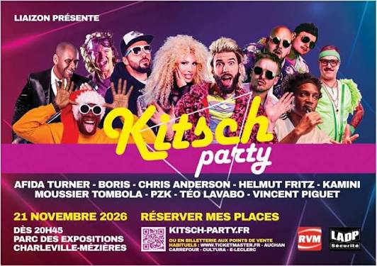 TRIBAL KING ET ORGANIZ REJOIGNENT LA KITSCH PARTY À CHARLEVILLE-MÉZIÈRES