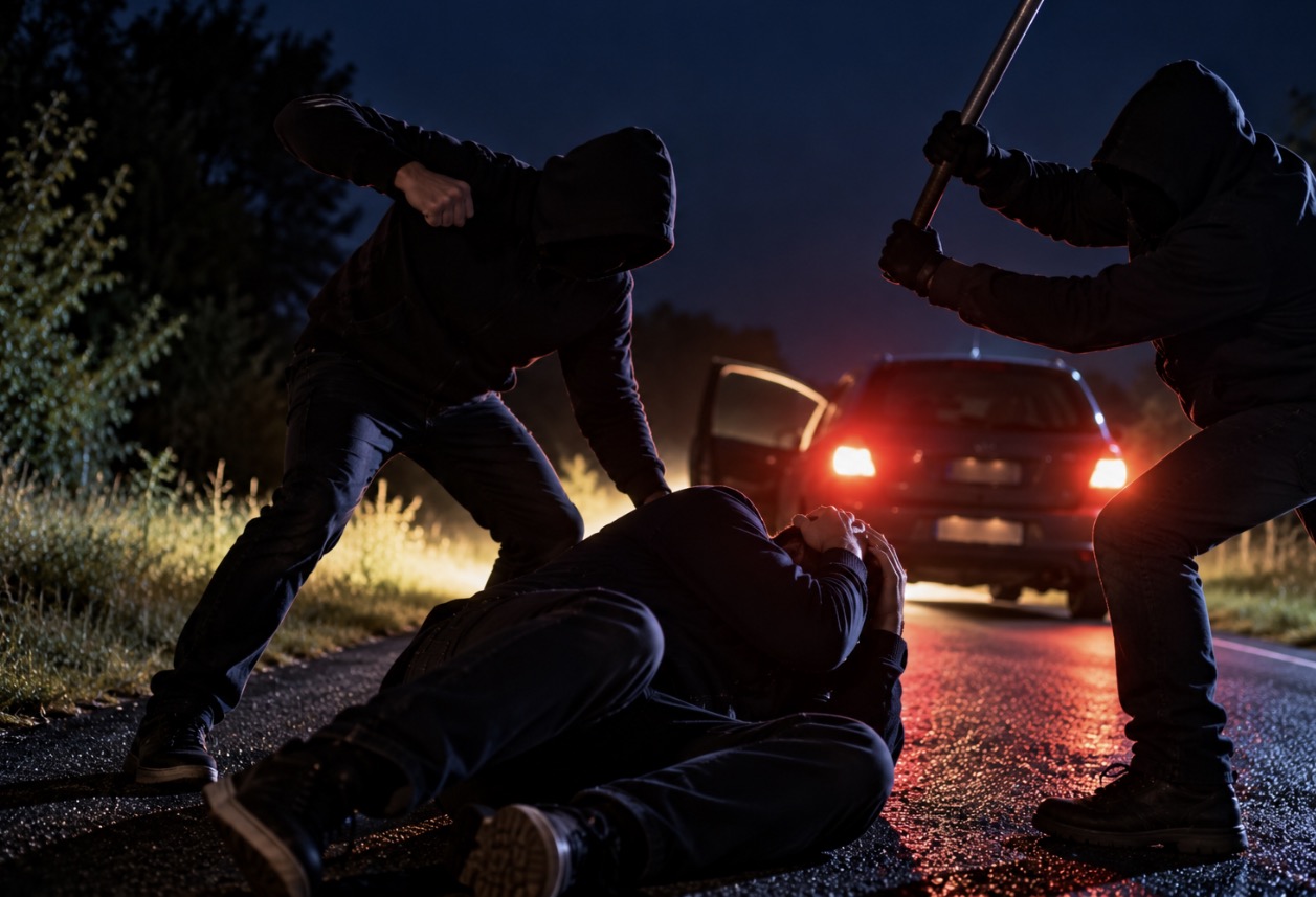 IL S’ARRÊTE POUR PORTER SECOURS À UN AUTOMOBILISTE : LE POMPIER VOLONTAIRE SE FAIT LYNCHER À COUPS DE BARRE DE FER