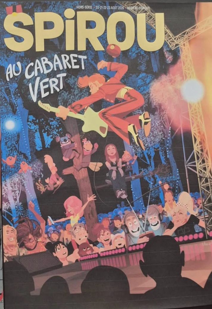 SPIROU DÉBARQUE AU CABARET VERT POUR LES 20 ANS DE LA BD